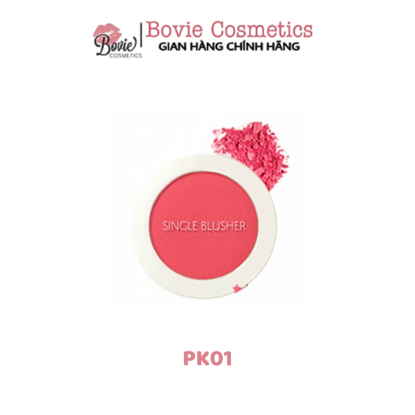 Phấn má hồng mềm mịn lâu trôi the SAEM Saemmul Single Blusher (5g)