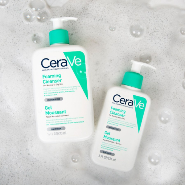 Sữa Rửa Mặt Tạo Bọt CeraVe Foaming Cleanser dành cho da thường đến da dầu