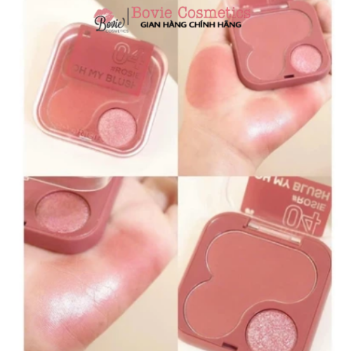 Phấn má hồng 2P Original Oh My Blush nhiều màu sắc 2in1