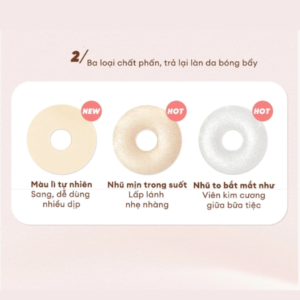 JUDYDOLL Phấn Bắt Sáng Màu Sắp Lấp Lánh Quyến Rũ Highlighting Powder