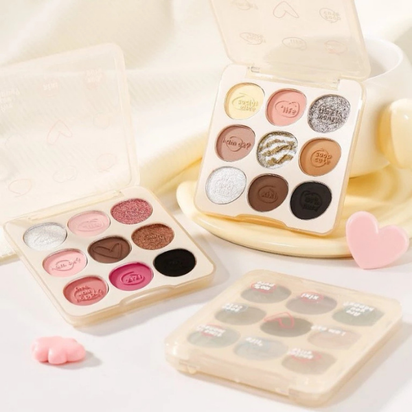 Bảng Phấn Mắt 9 Ô XIXI Doodle Log Nine Color Eyeshadow
