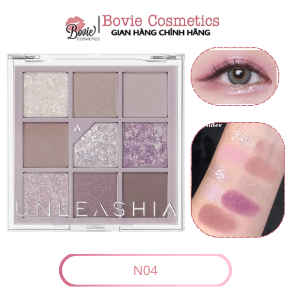 Bảng Phấn Mắt 9 Ô Unleashia Glitterpedia Eye Palette