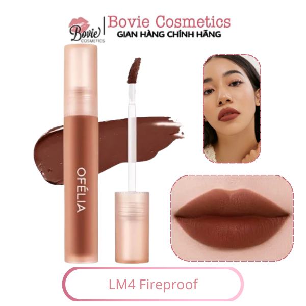 Son kem lì mịn OFÉLIA Uncovered Lip Mousse