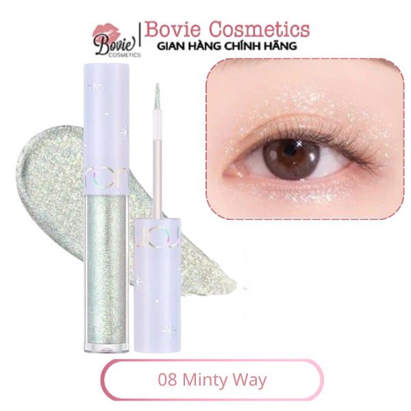 Gel Nhũ Mắt Lấp Lánh, Bền Màu, Lâu Trôi Romand The Universe Liquid Glitter