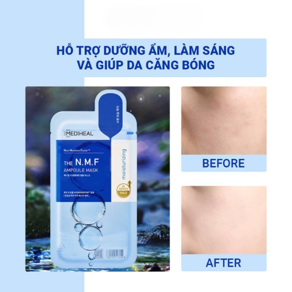 Mặt Nạ Dưỡng Sáng Làm Dịu Và Cấp Ẩm Da Mediheal Centella Niacin Ampoule Mask