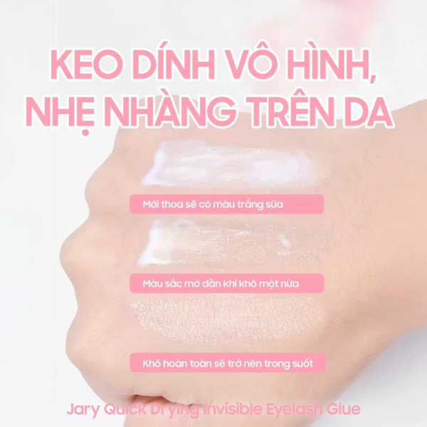 KEO DÁN MI SIÊU CHẮC, LÂU TRÔI JARY QUICK DRYING INVISIBLE EYELASH GLUE 7ML