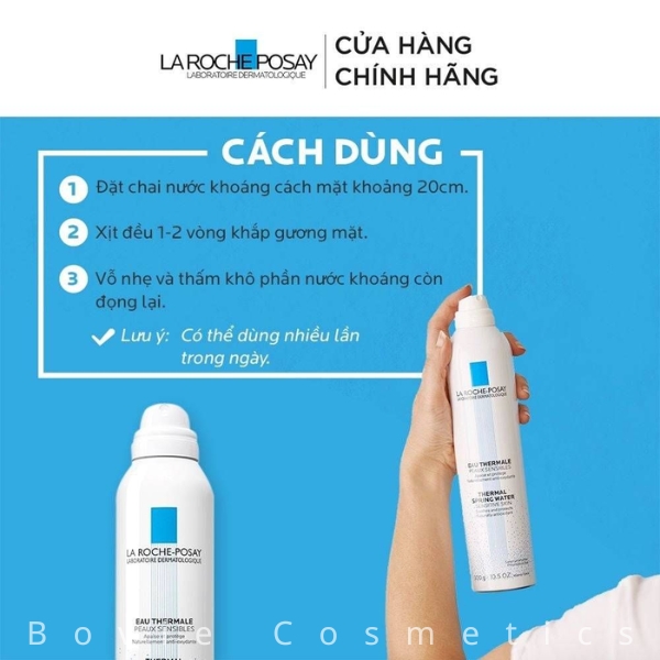 Nước  xịt khoáng giúp làm dịu, bảo vệ da  La Roche-Posay Thermal Spring Water- La Roche Posay Serozinc
