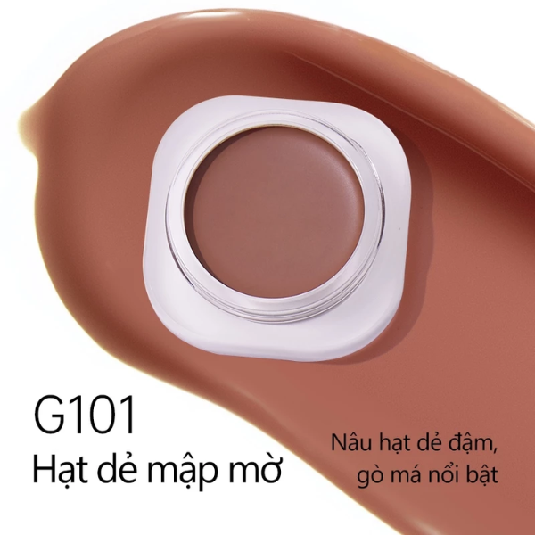 Má Hồng Kem Mooekiss Má Hồng Đơn Sắc Dạng Kem   Romantic Diverse Colors Blush 5g