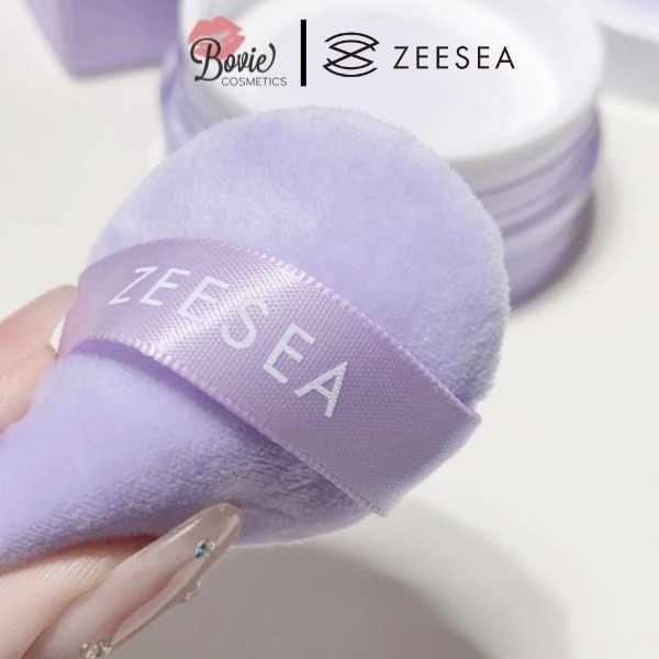 Phấn Phủ Dạng Bột ZEESEA Vỏ Tím Pastel Light And Soft Loose Powder