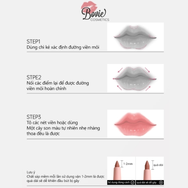 Chì kẻ viền môi Mooekiss