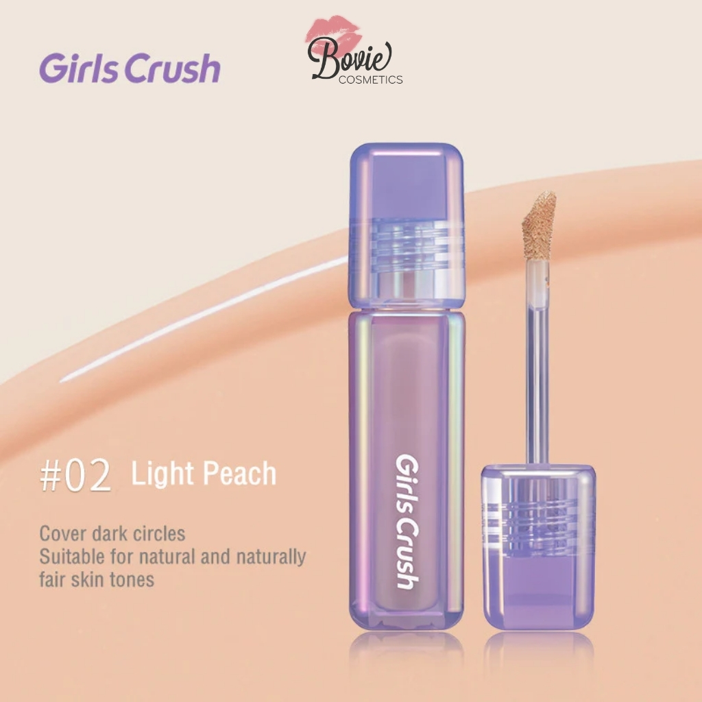 Kem che khuyết điểm, tạo khối và bắt sáng dạng lỏng Girls Crush Watery Velvet Liquid Concealer