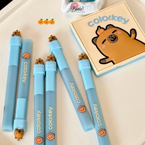 Son Kem Lì Siêu Mịn Colorkey Soft Matte Water Tint Capybara Edition