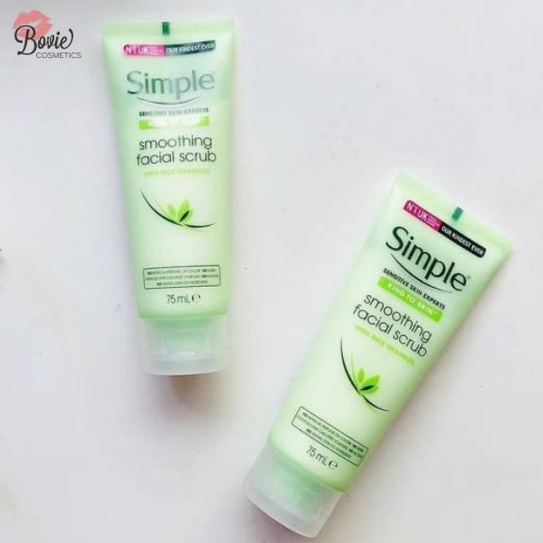 Tẩy Tế Bào Chết Simple Kind to Skin Smoothing Facial Scrub Dành Cho Da Nhạy Cảm 75ml