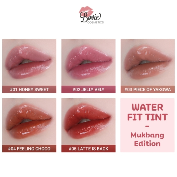 Son Tint Bóng Bbia Water Fit Tint Mukbang Edition 4g