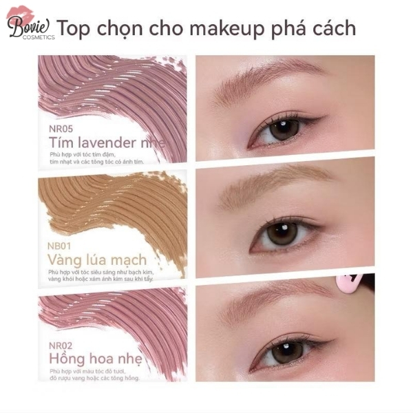 Mascara Đổi Màu Lông Mày AZTK Soft Way Eyebrow Gel