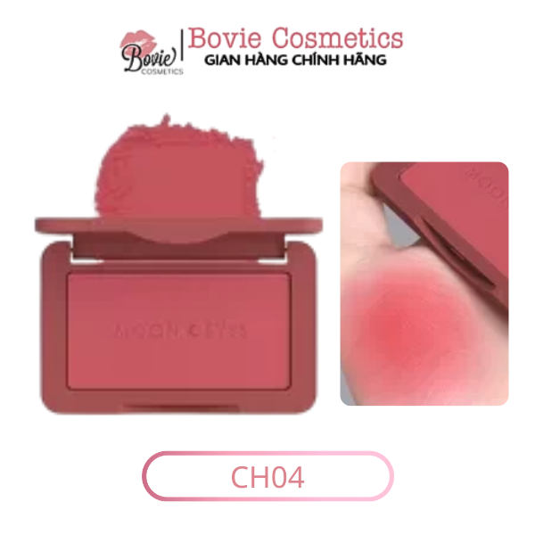 Phấn má hồng Moon Eyes / MoonEyes Color dạng bột mịn tạo khối trang điểm tự nhiên lâu trôi