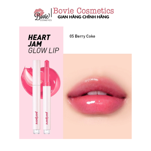 Son Dưỡng Môi Có Màu Peripera Heart Jam Glow Lip