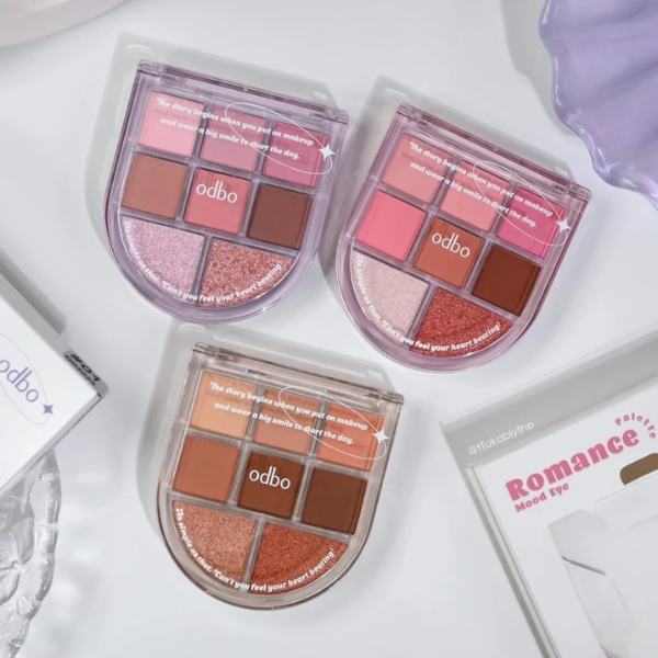 Bảng Phấn mắt 8 Ô Odbo Romance Mood Eye Palette OD2023