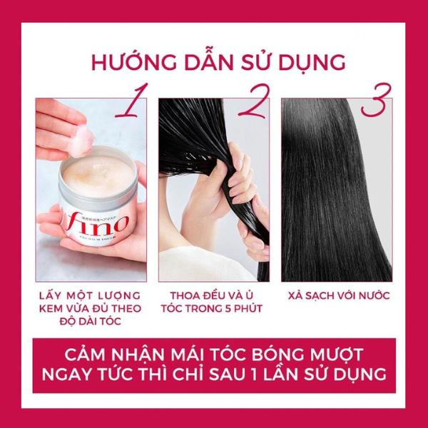 Kem Ủ Tóc Cao Cấp Fino Premium Touch Hair Mask Phục Hồi Hư Tổn