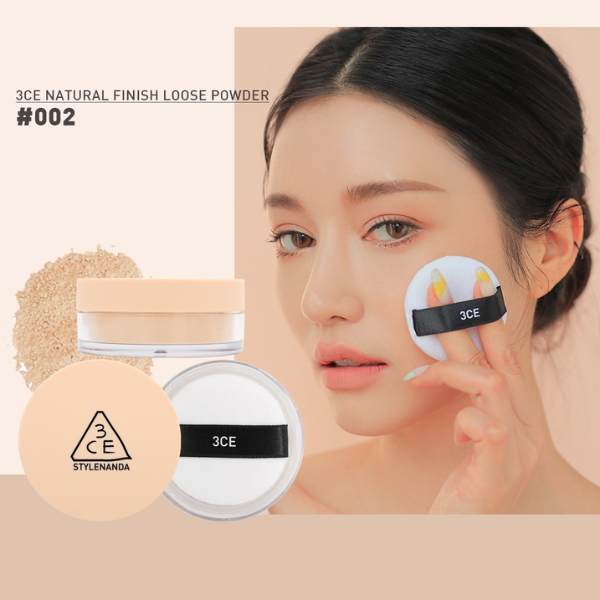 Phấn Phủ Dạng Bột 3CE Natural Finish Loose Powder