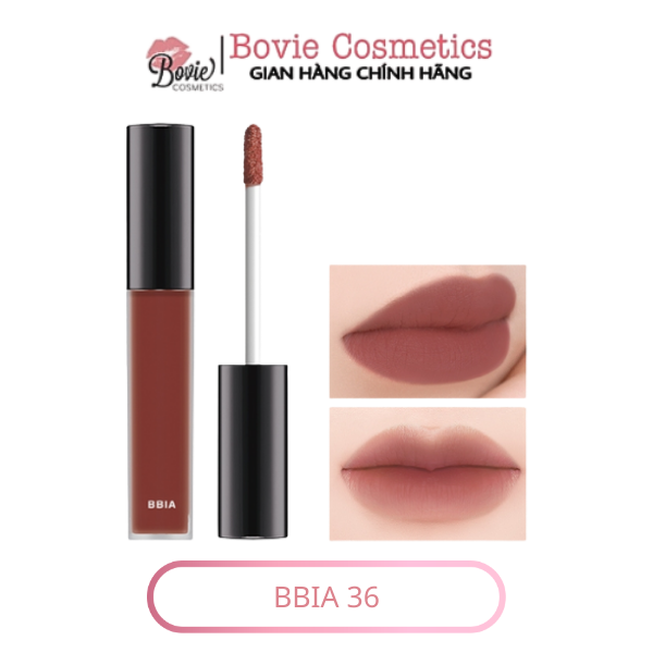 (Vegan - 2023) Son kem lì Bbia Last Velvet Lip Tint Version 8 Full màu