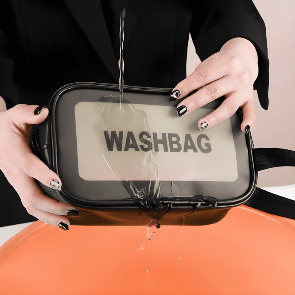 Túi đựng mỹ phẩm du lịch WASH BAG trong suốt, túi đựng đồ trang điểm mini cao cấp cực xinh