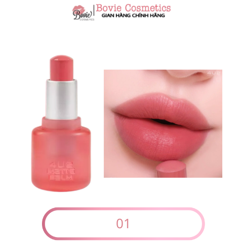 Son Dưỡng Lì Thuần Chay 4U2 Matte Balm Lipstick Son Mềm Mịn, Dễ Tán, Giữ Màu Lâu