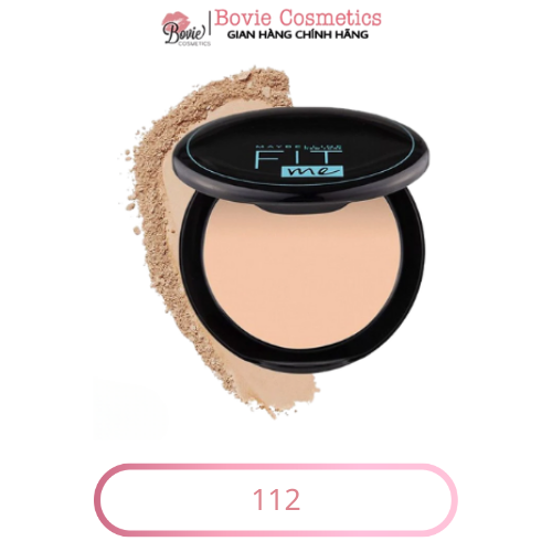 Phấn Phủ Dạng Nén Che Phủ Hoàn Hảo, Kiềm Dầu Hiệu Quả Maybelline Fit Me Matte Poreless Powder SPF32 /PA+++ 6g - Hộp Tròn