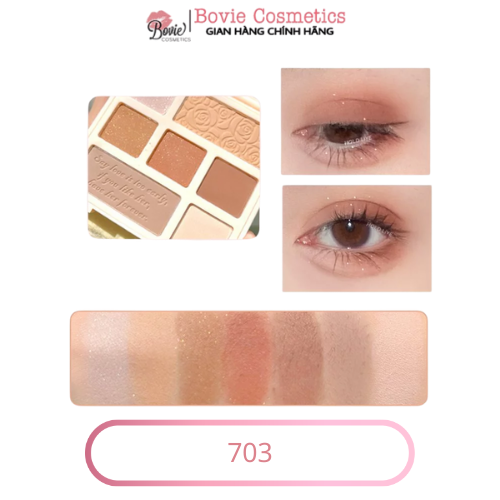 Bảng Phấn Mắt 7 ô Hold Live Paris Garden Eyeshadow Palette HL527