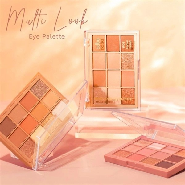 Bảng phấn mắt 12 ô Odbo Multi Look Eye Palette OD2012 gồm ánh nhũ và lì