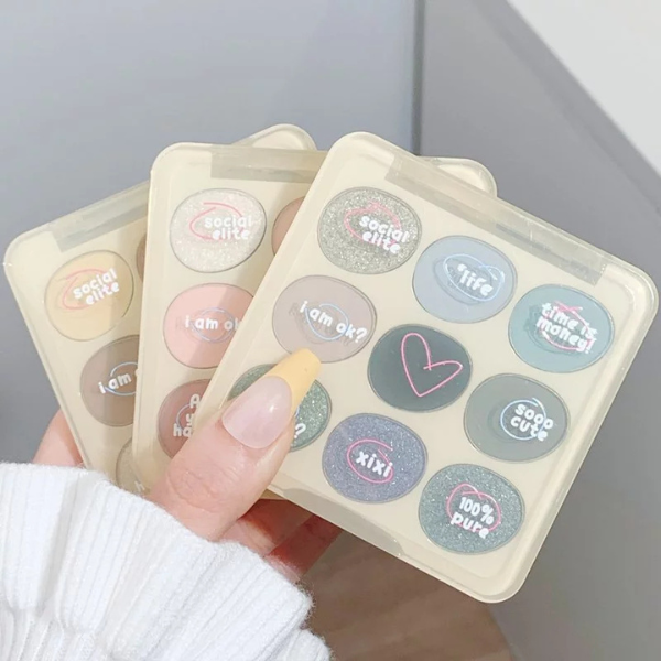 Bảng Phấn Mắt 9 Ô XIXI Doodle Log Nine Color Eyeshadow