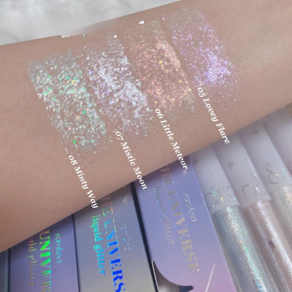 Gel Nhũ Mắt Lấp Lánh, Bền Màu, Lâu Trôi Romand The Universe Liquid Glitter