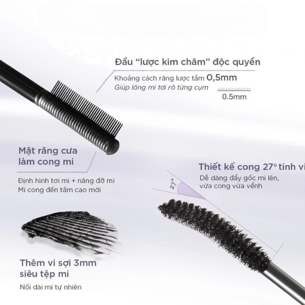 Chuốt Mi Hai Đầu Judydoll Volume & Curling Mascara Duo