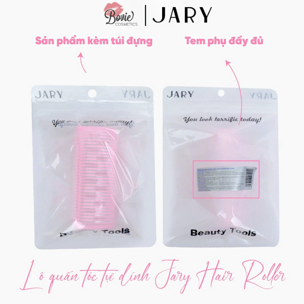 LÔ QUẤN TÓC TỰ DÍNH JARY HAIR ROLLER NHIỀU SIZE ( Màu ngẫu nhiên )