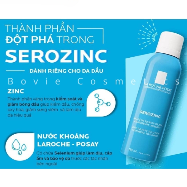 Nước  xịt khoáng giúp làm dịu, bảo vệ da  La Roche-Posay Thermal Spring Water- La Roche Posay Serozinc