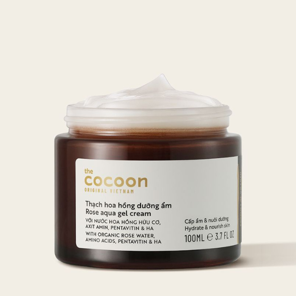 Thạch hoa hồng dưỡng ẩm Cocoon