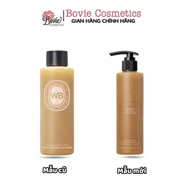Sữa Rửa Mặt Chanh Đường Đen Lemon Chung Cleanser 200ML