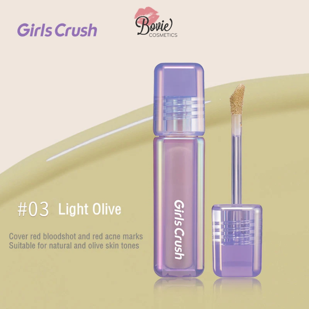 Kem che khuyết điểm, tạo khối và bắt sáng dạng lỏng Girls Crush Watery Velvet Liquid Concealer