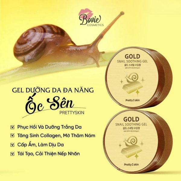 Gel dưỡng da lô hội, làm dịu, phục hồi đa năng Prettyskin 300ml