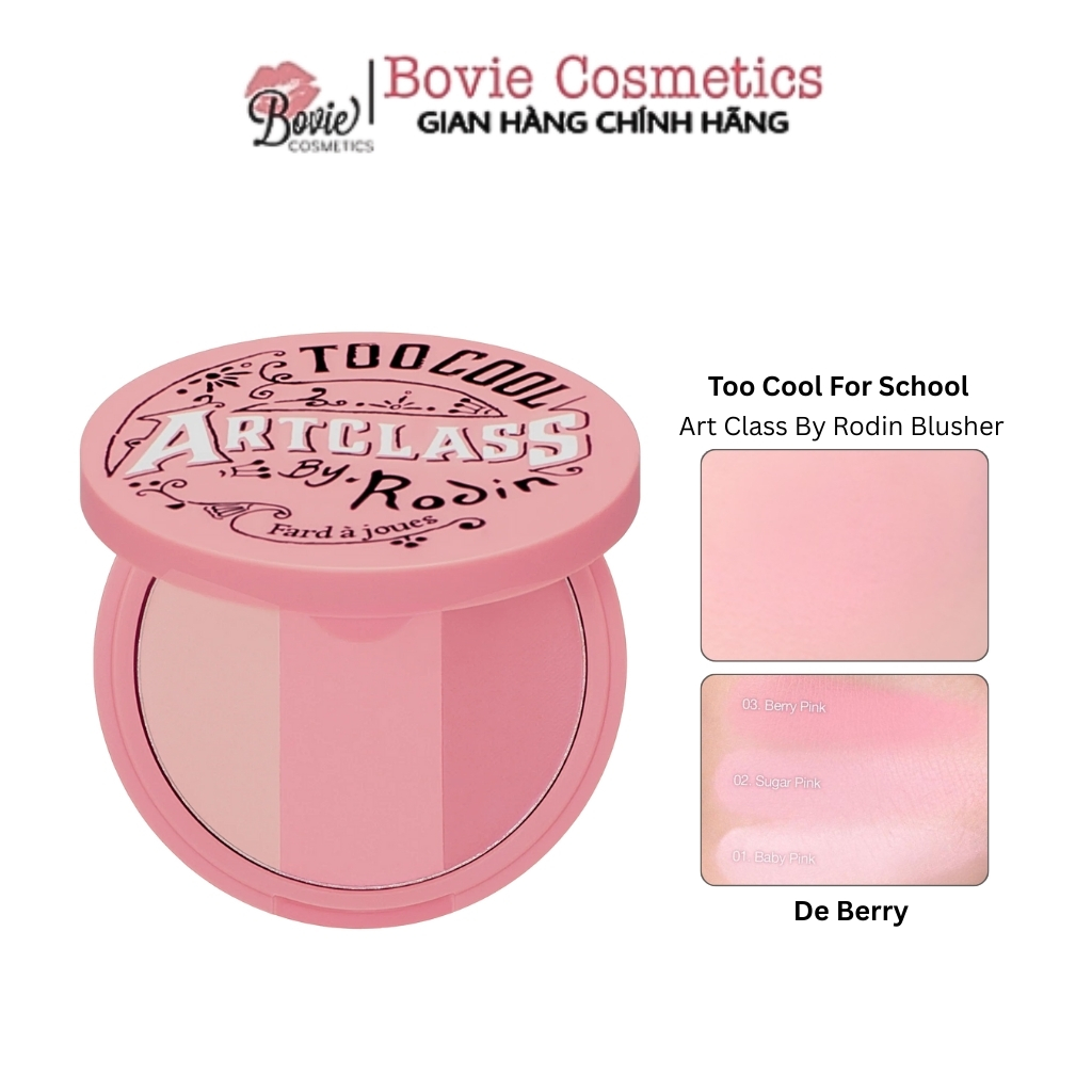 Phấn Má Hồng 3 Màu Too Cool For School Art Class By Rodin Blusher
