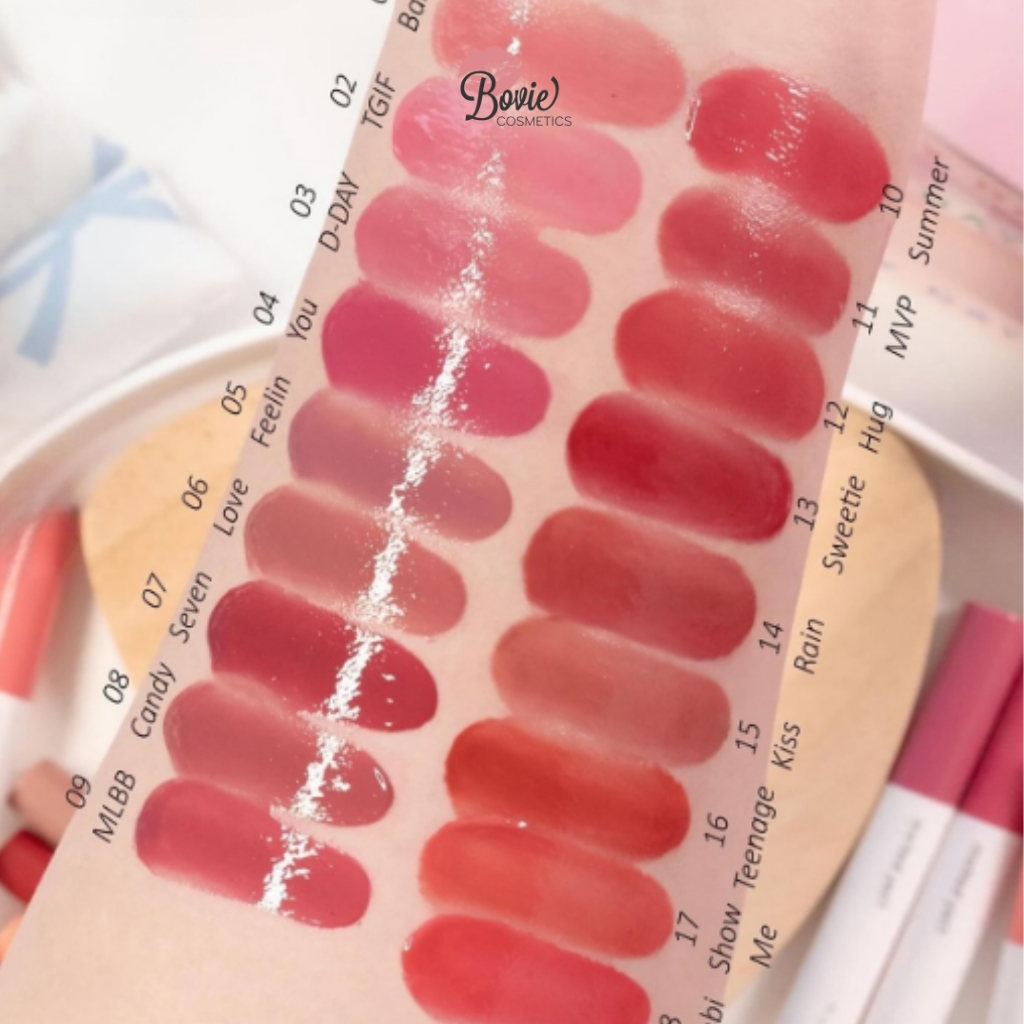 Son Dưỡng Bóng 4u2 Melted Yet Gloss Lip Son Kem Lì Mềm Mịn