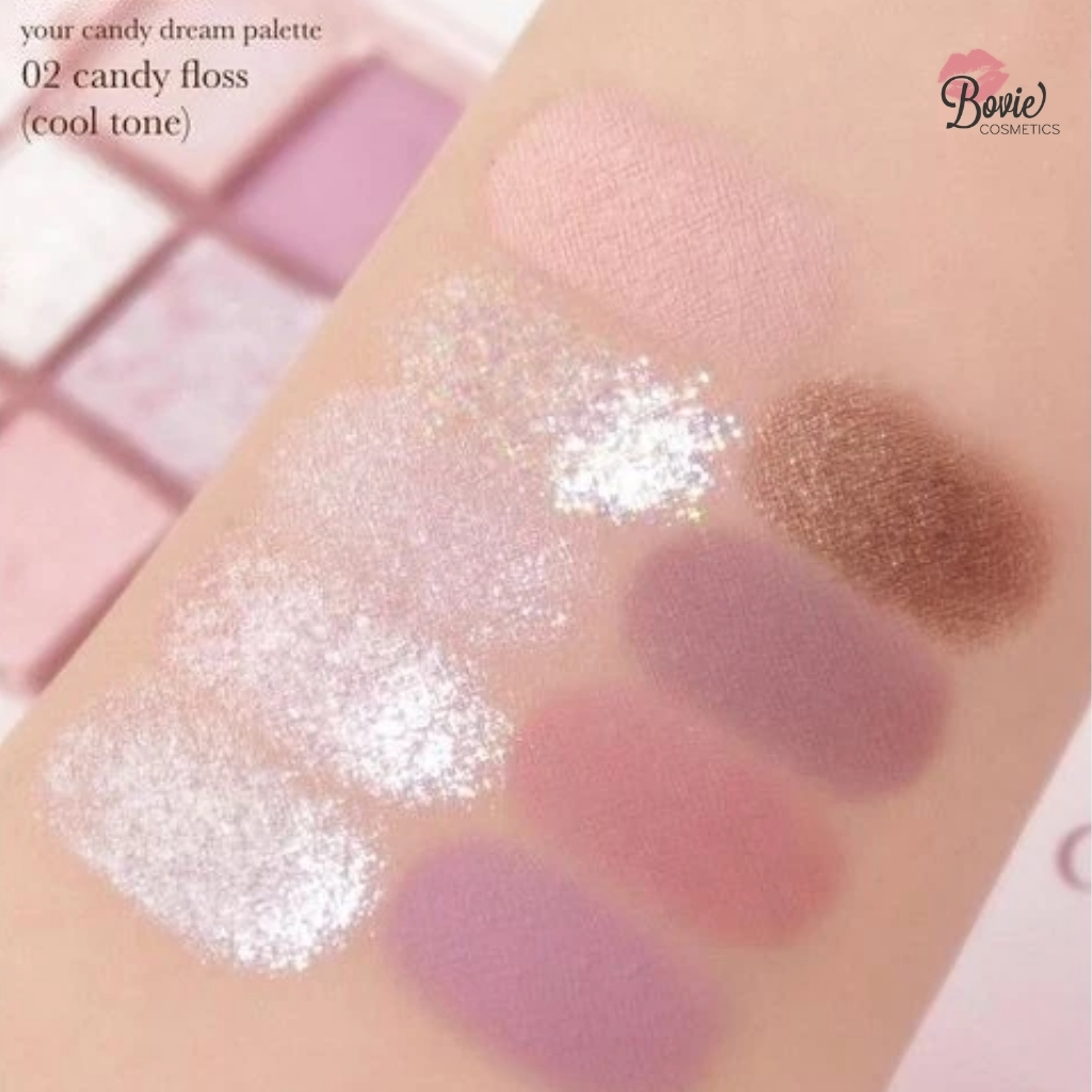 [MEILINDA] Bảng Mắt MEILINDA Your Candy Dream 9 Ô Kẹo Ngọt Nhũ Lì Vỏ Trong Thái Lan 5.4g MC3126