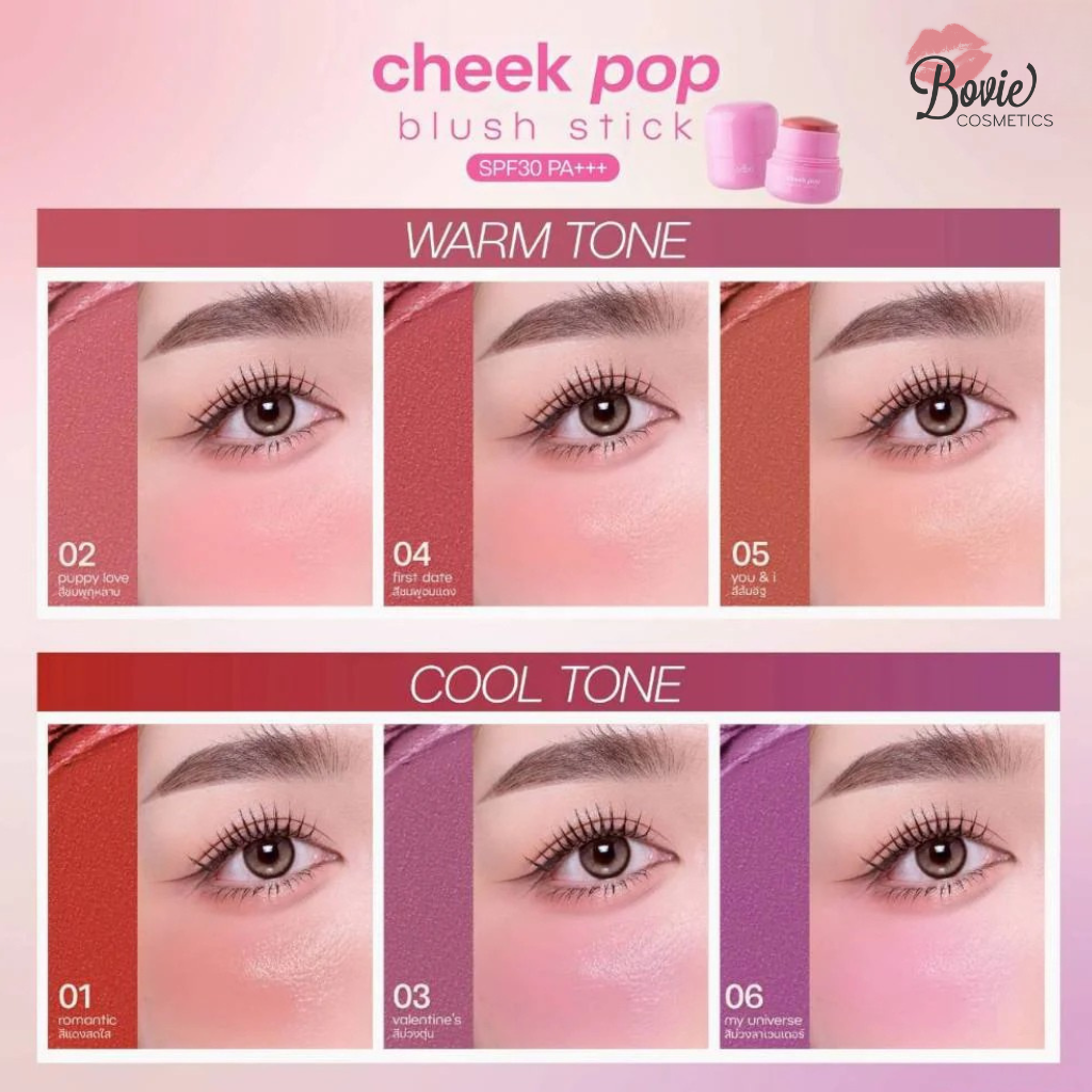 Phấn má hồng dạng thỏi odbo Cheek Pop Blush Stick OD1328