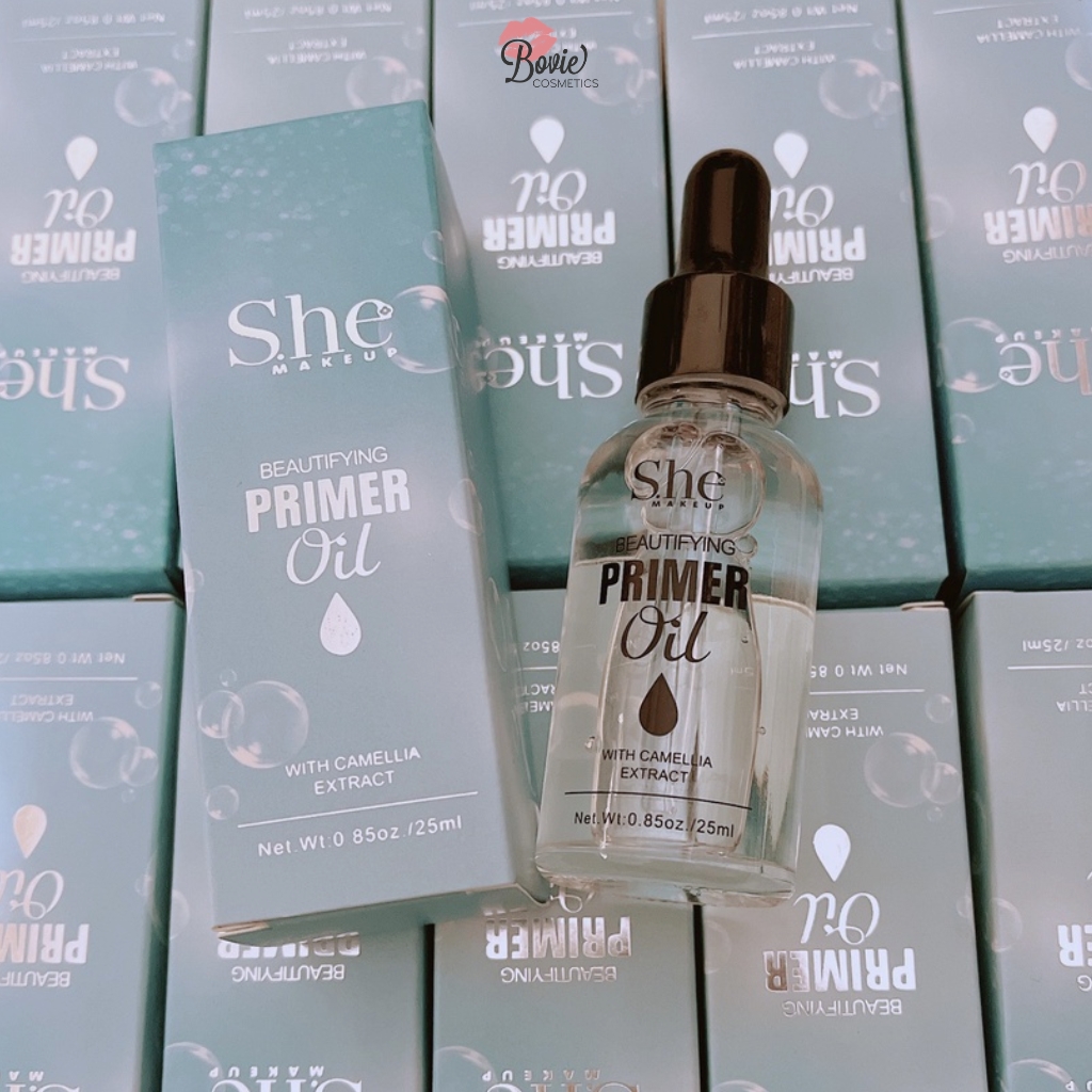 Tinh Dầu She Oil Primer Mix Trộn Kem Nền 25ml Chuyên Dùng Pha Nền