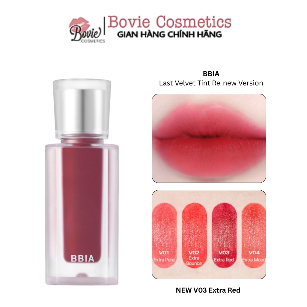 Son kem lì BBIA Last Velvet Tint ( Vỏ Mới )