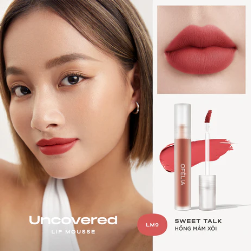 Son kem lì mịn OFÉLIA Uncovered Lip Mousse