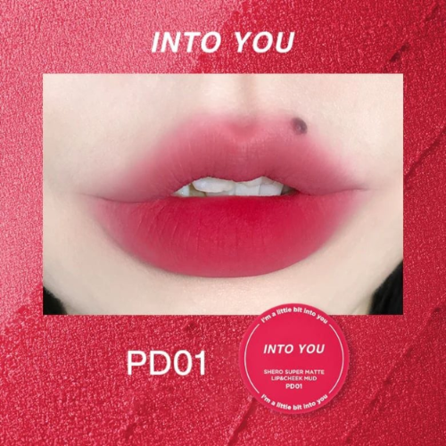 Son Kem Bùn Kiêm Má Hồng Dạng Hũ Into You Shero Super Matte Lip & Cheek Mud (Canned) 5g