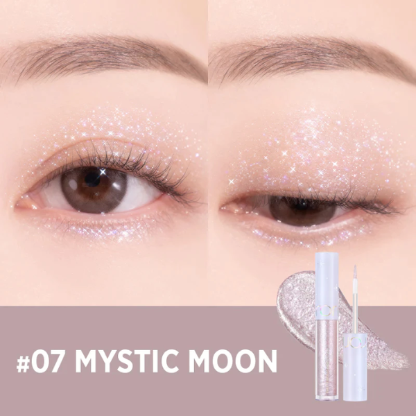 Gel Nhũ Mắt Lấp Lánh, Bền Màu, Lâu Trôi Romand The Universe Liquid Glitter