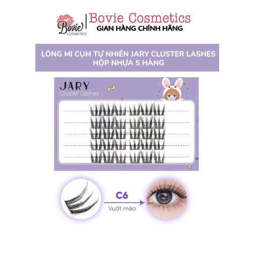 Mi cụm tự nhiên Jary Cluster Lashes
