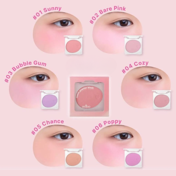 Phấn má hồng Odbo Iconic Powder Blush 4.2g OD1325